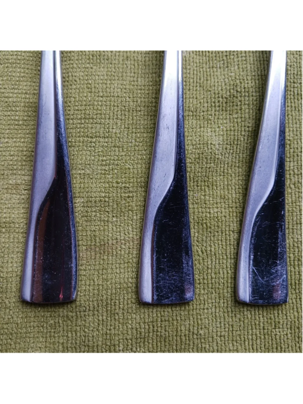 Oneida Splice Dinner Oval Bowl Soup Spoons Set of 3 Stainless Steel 7 Inch